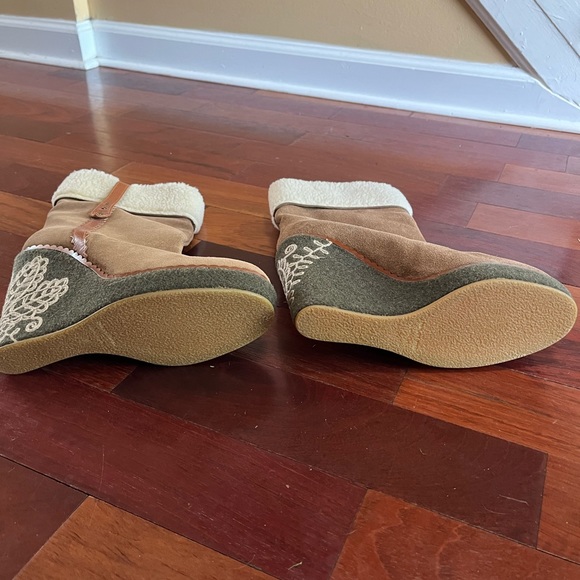 Philosophy Di Alberta Ferretti Suede brown boots - Picture 4 of 5